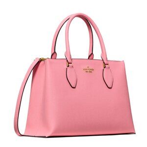 New Kate Spade Rae Medium Satchel Saffiano Grapefruit Soda